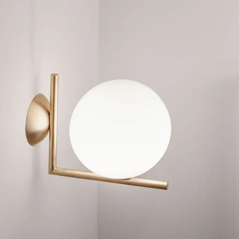 Flos IC W2 Wall Light Black 4
