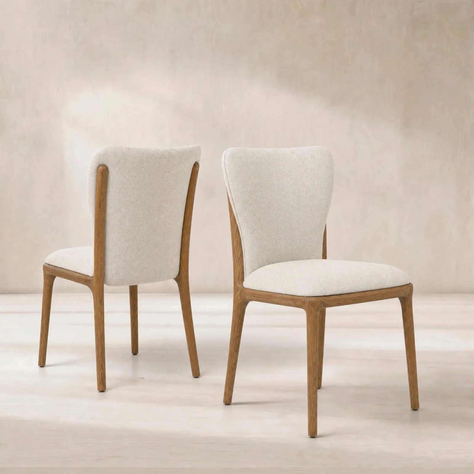 Bromley Dining Chair, Neutral Fabric | Barker & Stonehouse
