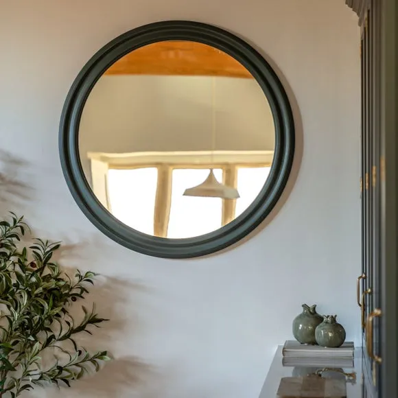 Cedar and Sage Meadow Round Wall Mirror 1