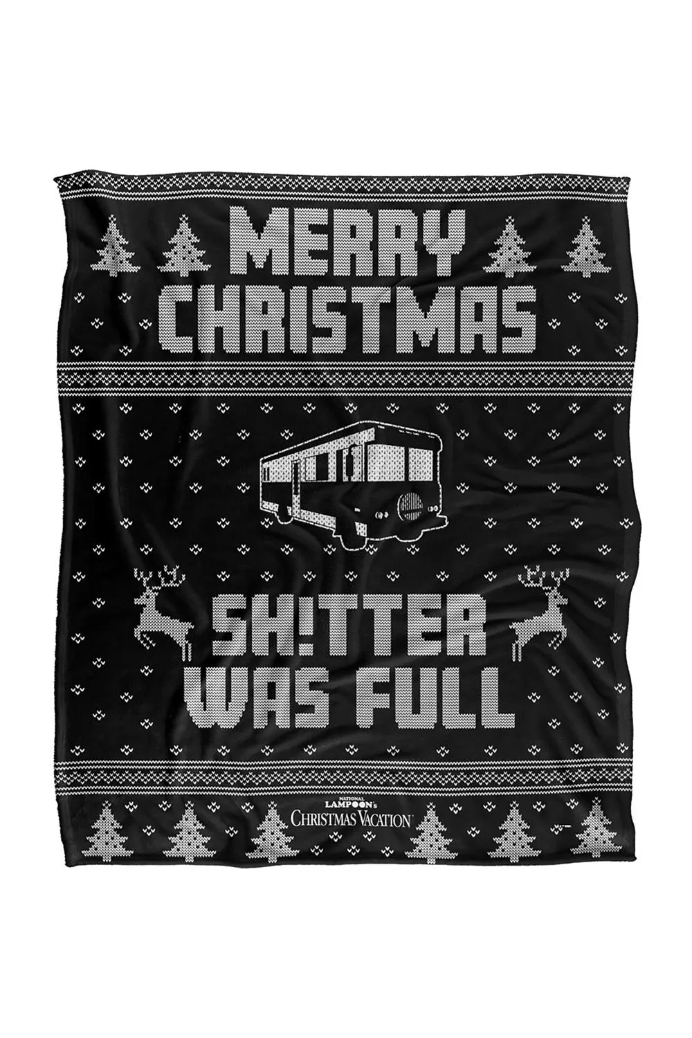 Warner Brothers Christmas Vacation Blanket, 152x127 cm It was Full Soft Throw Blanket