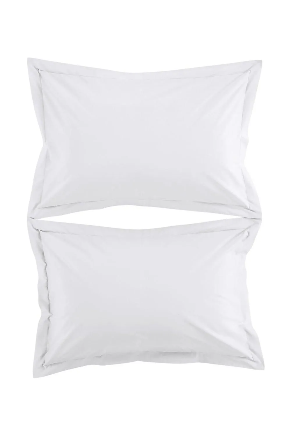 CHRISTY Pure Cotton Percale Oxford Pillowcase Pair in White