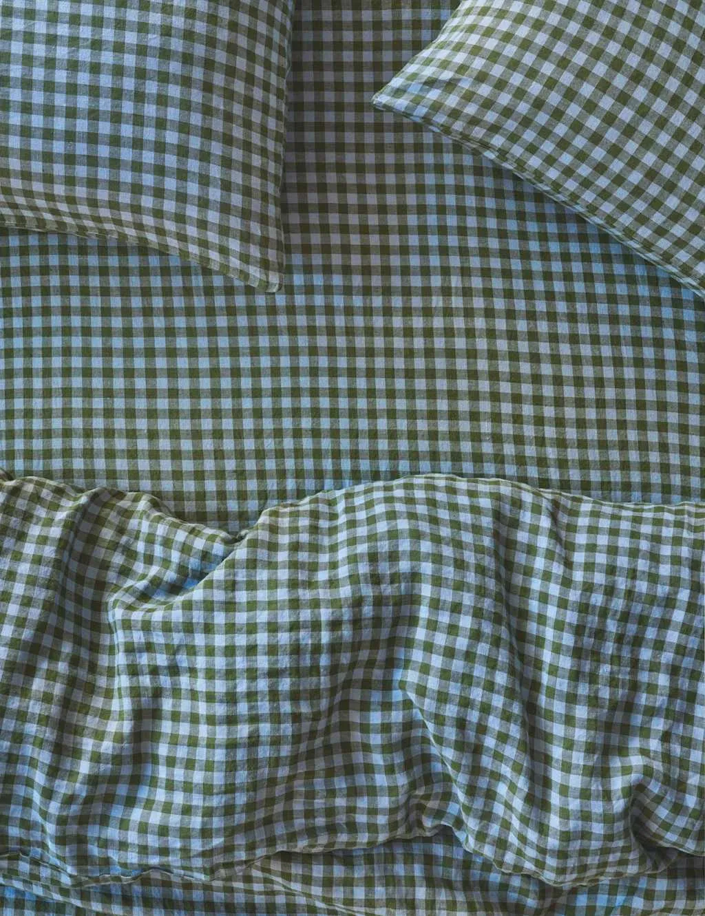 Piglet In Bed Linen Rich Gingham Fitted Sheet Multi