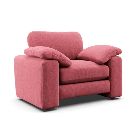 Magnus Vintage Soft Chenille Snuggle Sofa 6