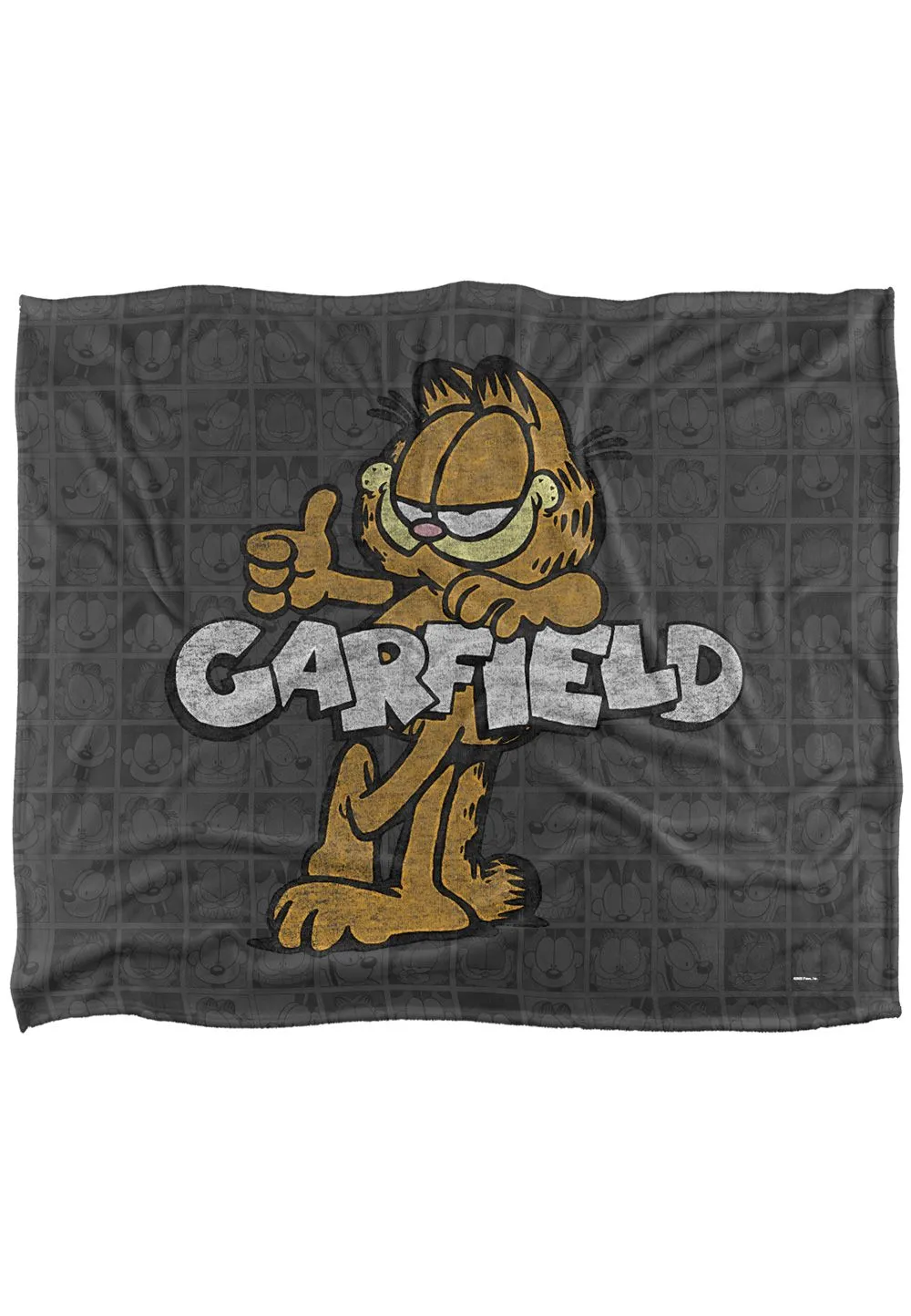 Garfield Retro Silky Touch Super Soft Throw Blanket 152 X 127 cm in White