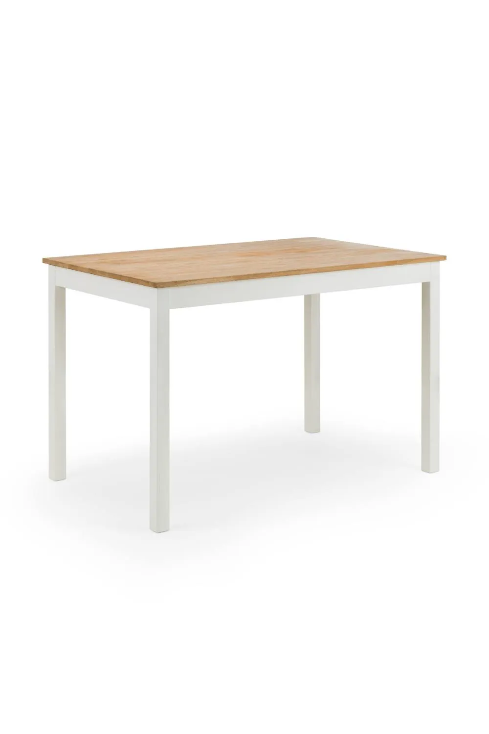 Julian Bowen Coxmoor Rectangular 4 Seater Dining Table in Ivory 3