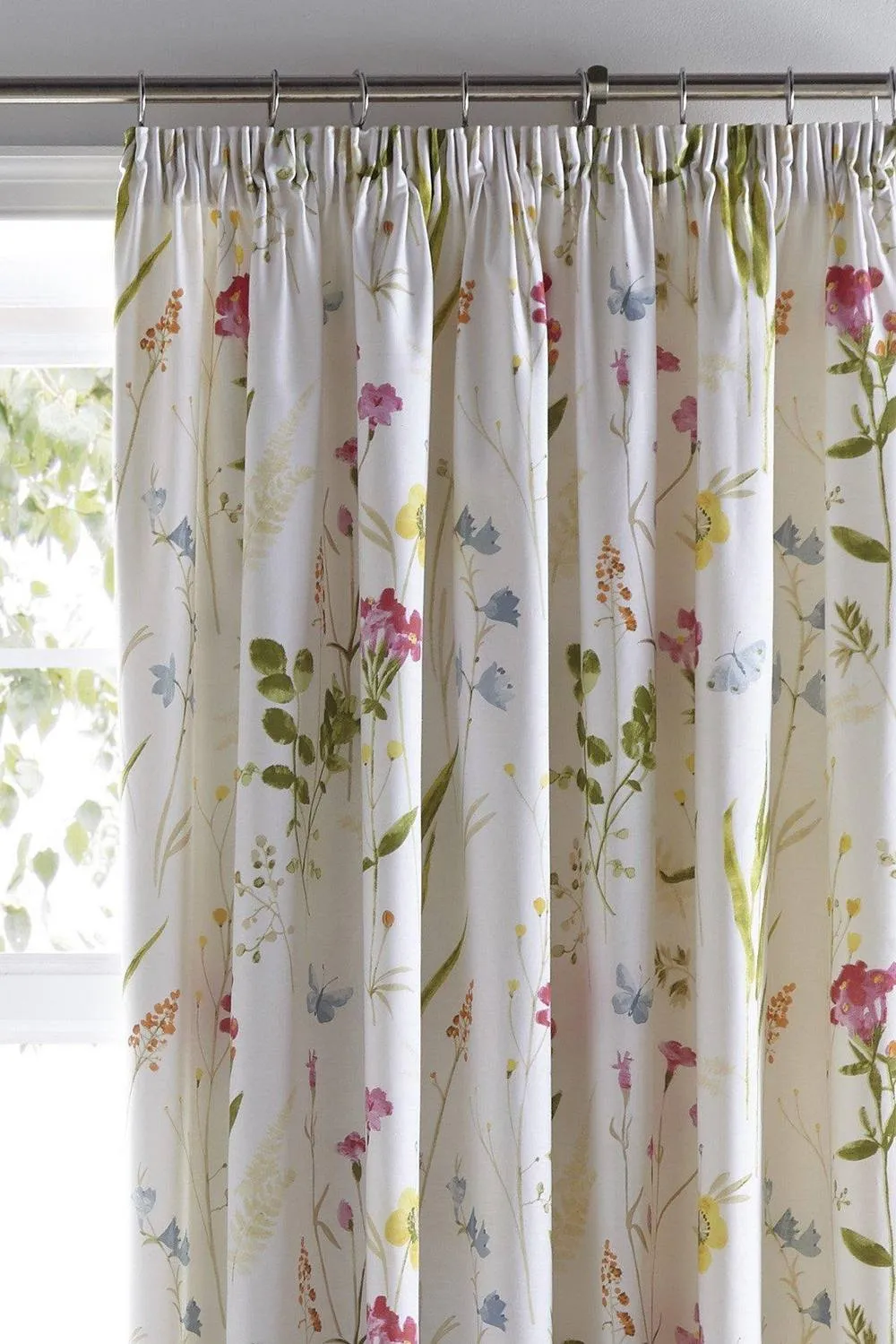 Dreams & Drapes 'Spring Glade' Pair of Pencil Pleat Curtains 2
