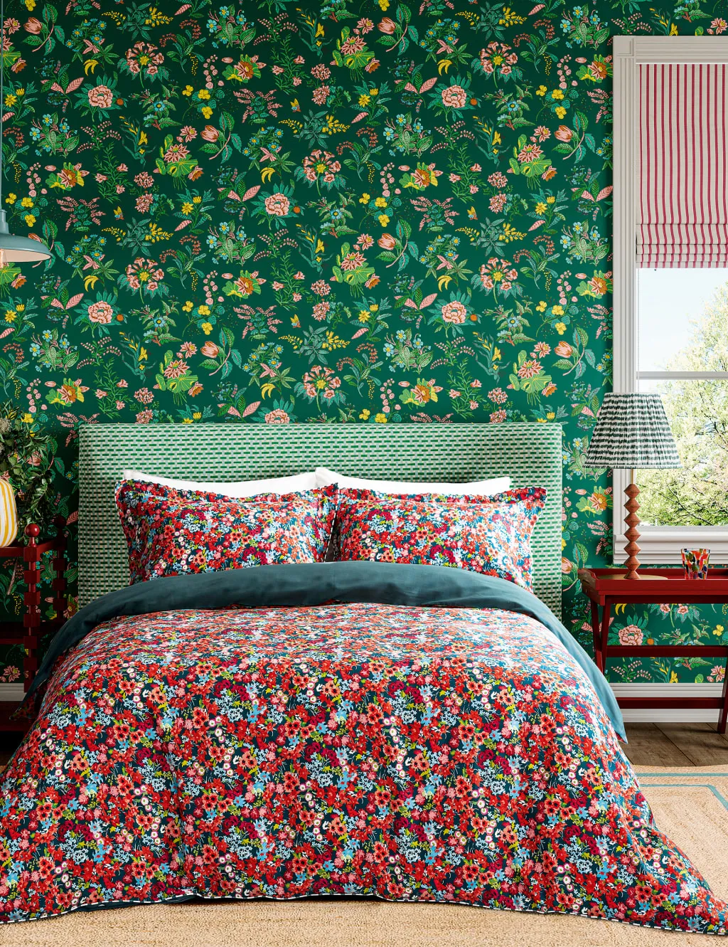 Harlequin Pure Cotton Sateen Wildflower Meadow Bedding Set Multi