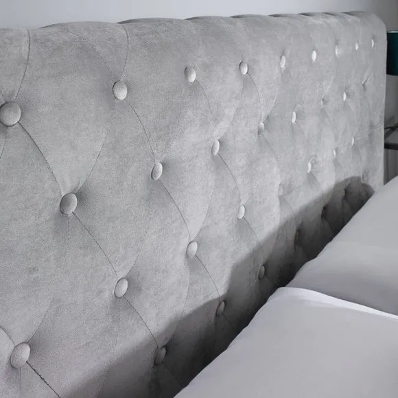 Chesterfield Ottoman Bed Frame, Velvet 5