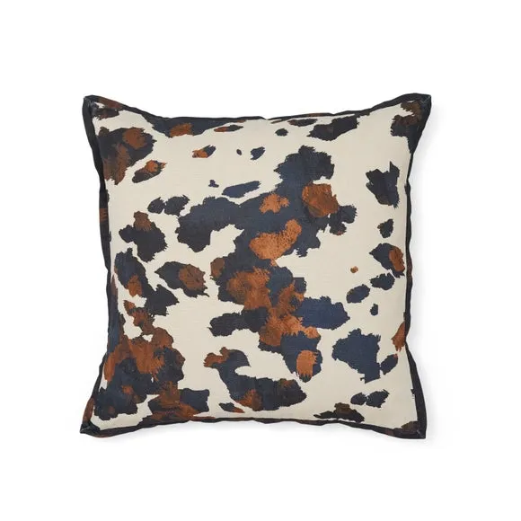 Cow Hide Cotton Square Cushion Cover 3