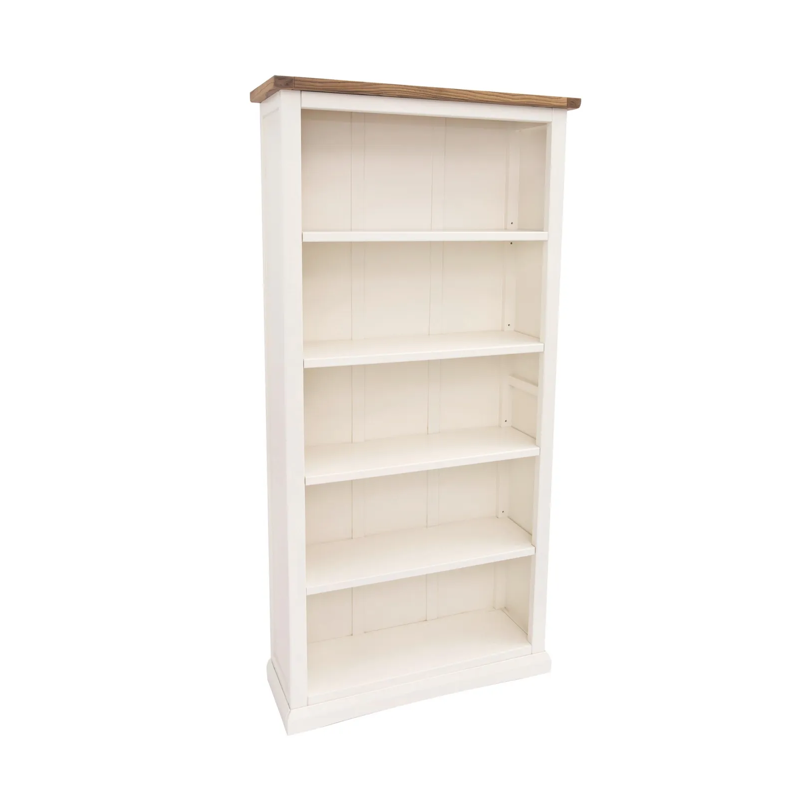 Cabinet Bits Bookcase with plinth 180x90x30cm in Off-White 2