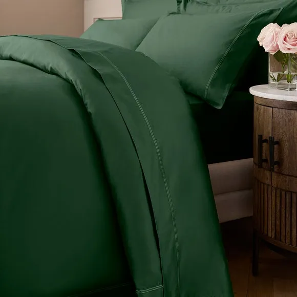 Dorma 800 Thread Count 100% Cotton Sateen Flat Sheet 1