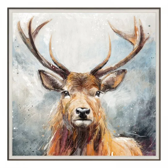 Cedar & Sage Looking On Framed Canvas 4
