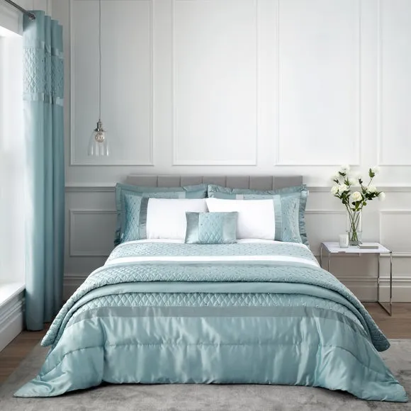 Catherine Lansfield Sequin Duvet Cover and Pillowcase Set 1