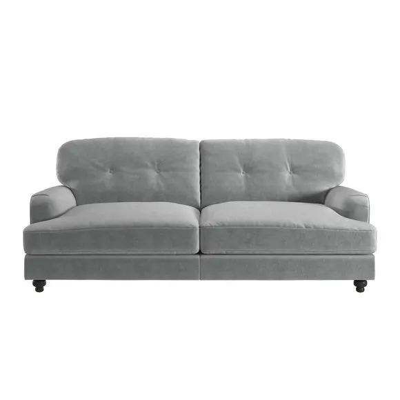 Martha Vintage Velvet 3 Seater Sofa 2