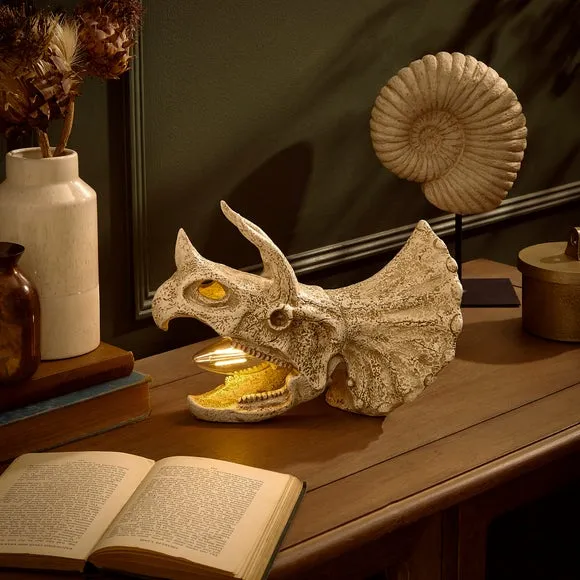 Triceratops Skull Table Lamp 2
