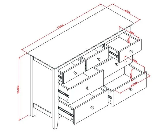 Lynton 7 Drawer Chest 2