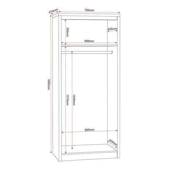 Seville Double Wardrobe 4