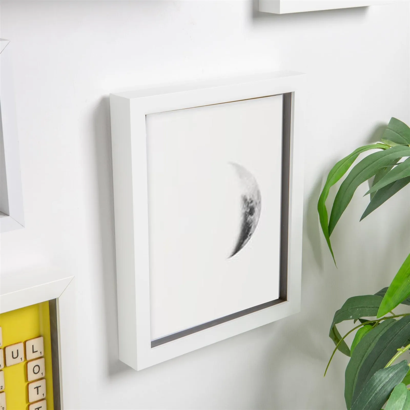 Nicola Spring 3D Box Photo Frames - 8 x 10" - Pack of 2 in White 5