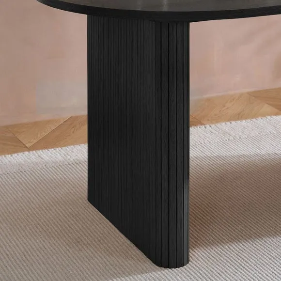 Axel 6 Seater Oval Dining Table 5