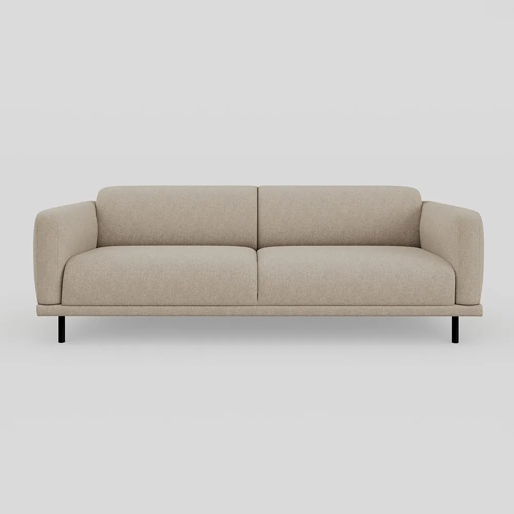 Heal's Harri 4 Str Sofa Broadweave Putty 1