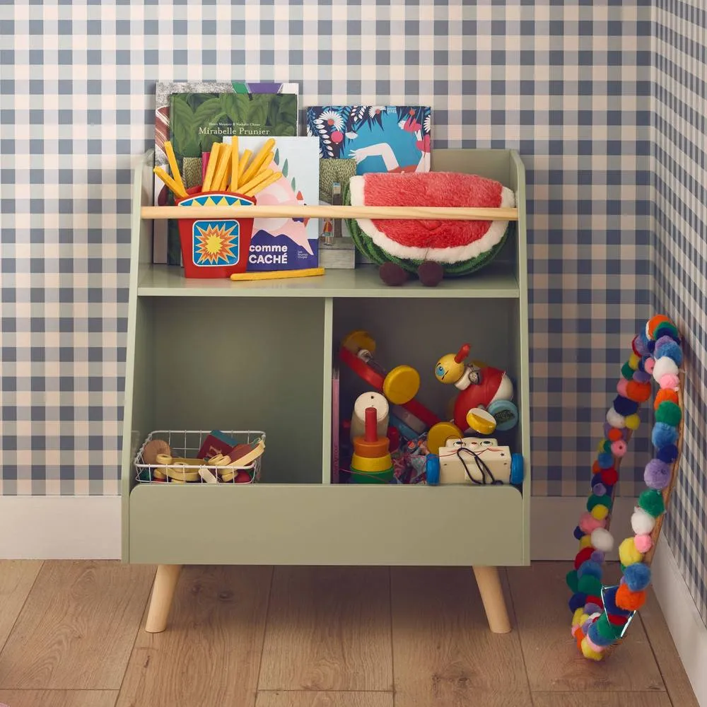 sweeek Children's storage unit with 2 compartments in Green 3
