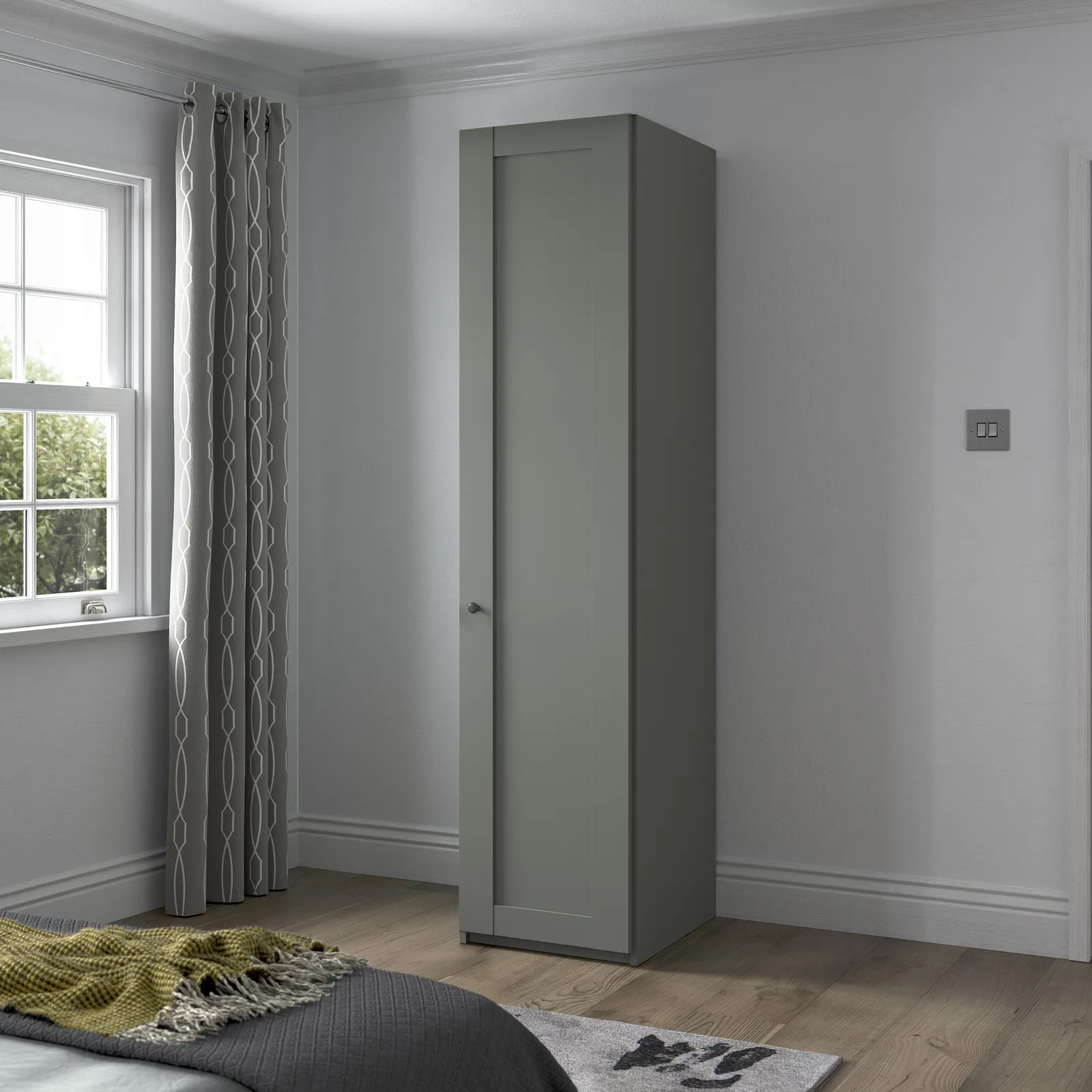 Varese 1 Door Hinged Wardrobe Rhh 50Cm | Barker & Stonehouse 3