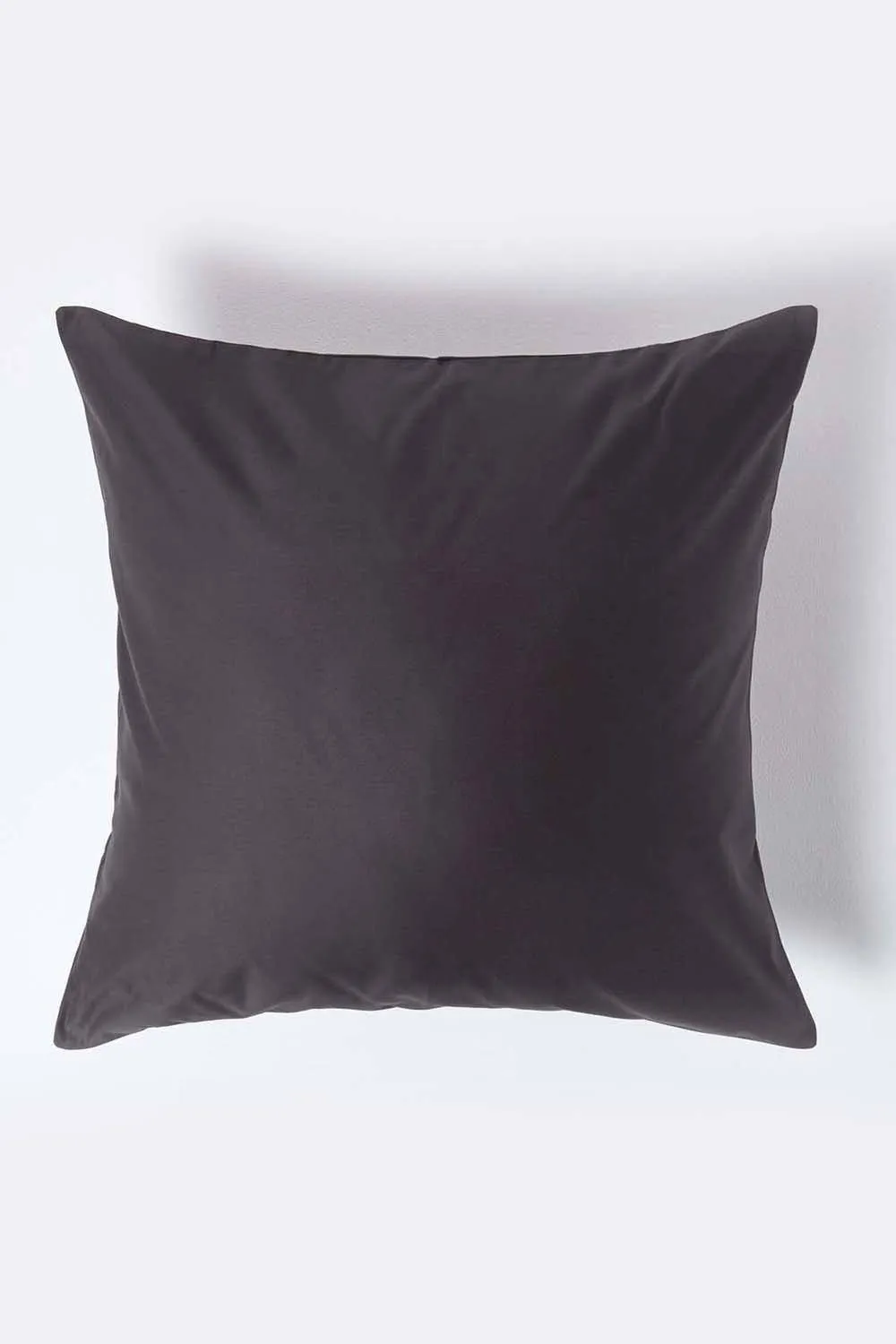 Homescapes Continental Egyptian Cotton Pillowcase 1000 TC, 60 x 60 cm in Dark Grey 1