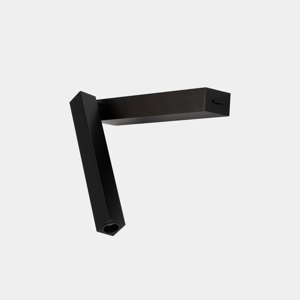 Netlighting Hall Reading Wall Light Black LED 3.5W 2700K On Off