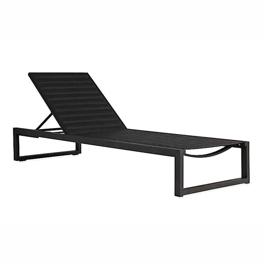 Case Eos Chaise Longue Black 3