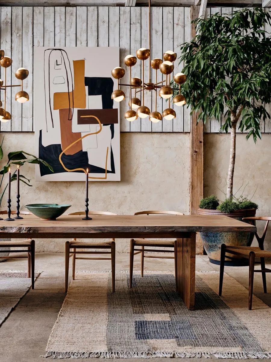 Calne Dining Table, Aged Oak, 270cm