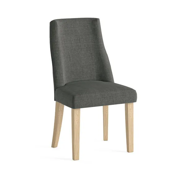 Cara Set of 2 Dining Chairs, Luna Fabric 2