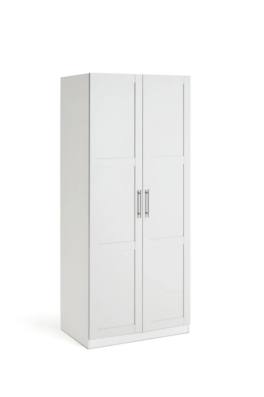 Habitat Munich 2 Door Framed Wardrobe - White