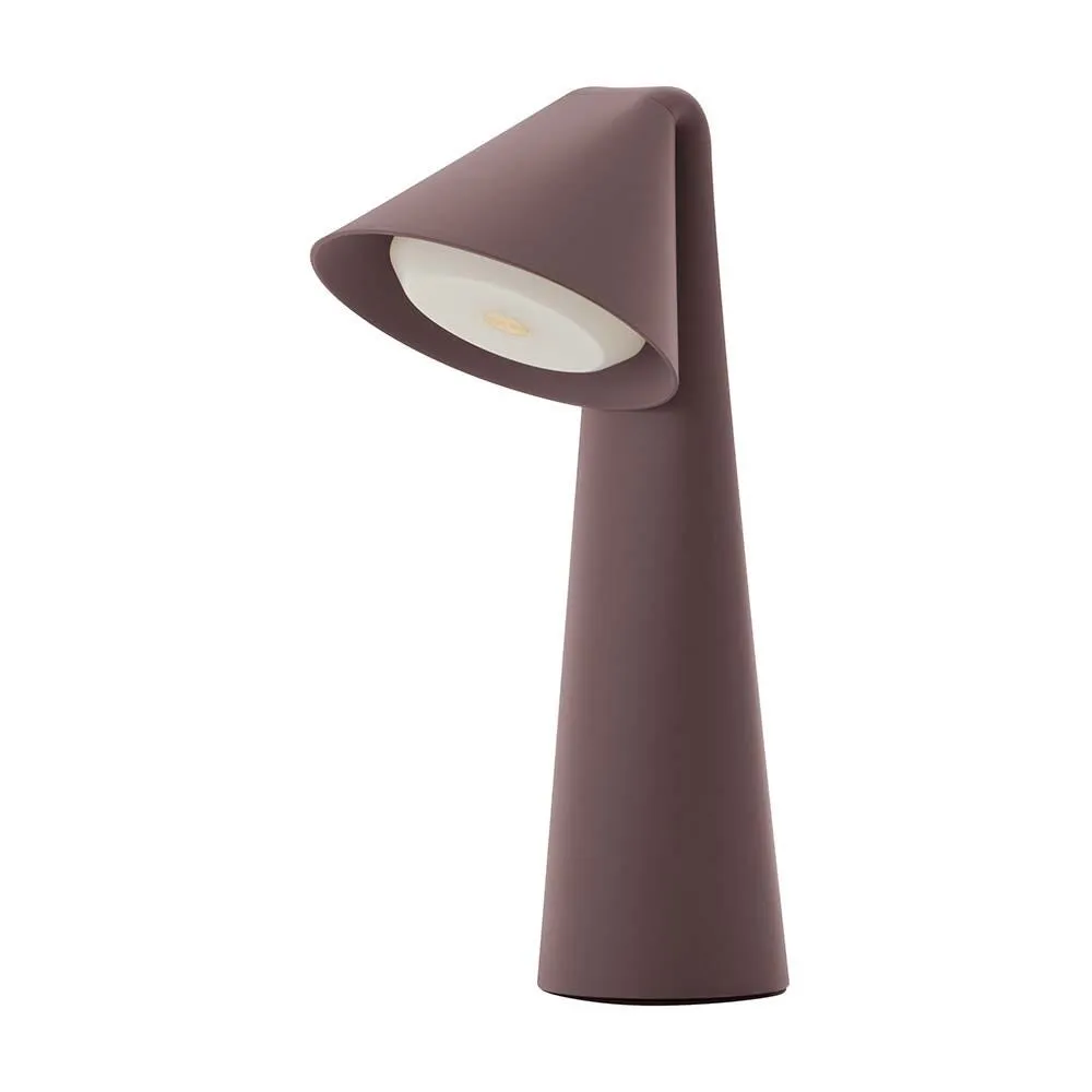 Frandsen Ami LED Portable Table Lamp Chocolate Clay 3