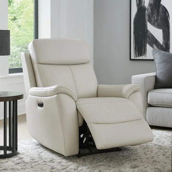 Aspire Kingsmere Leather Power Recliner Armchair