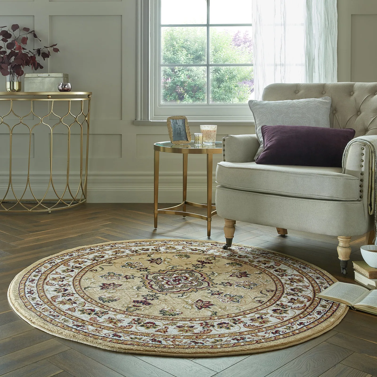 Sherborne Round Rug 1