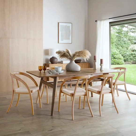 Edited Life Olsson 4-6 Seater Rectangular Extending Dining Table 5