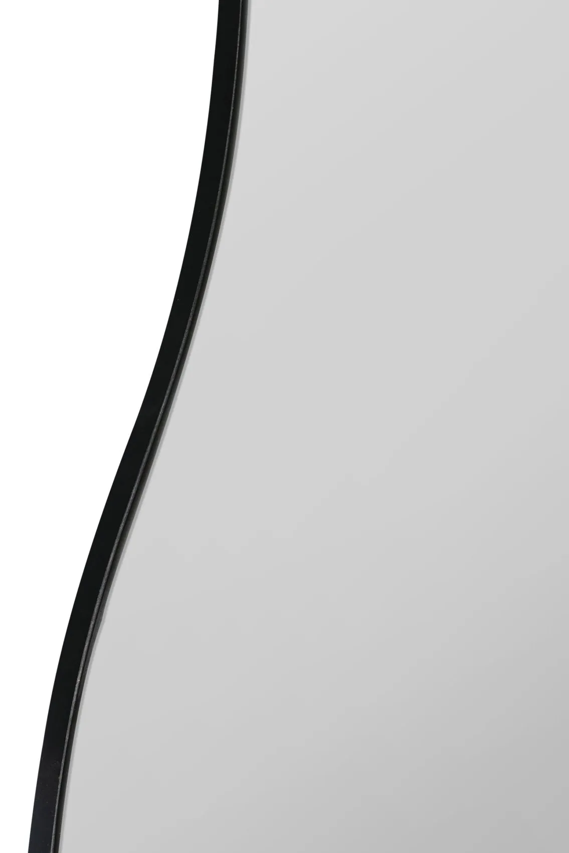 MirrorOutlet The Lacuna - Frameless Pond Wall Mirror 71" X 32" (180CM X 80CM) in Silver 5