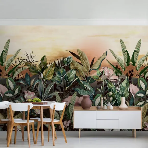 Vintage Jungle Wall Mural 2