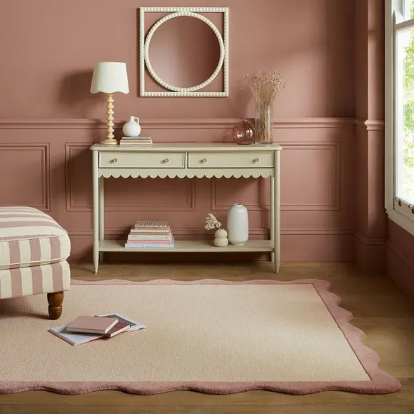 Bonnie Scallop Wool Rug 1