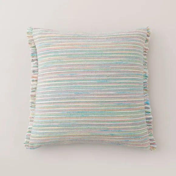 Ava Fringe Cotton Square Cushion 3