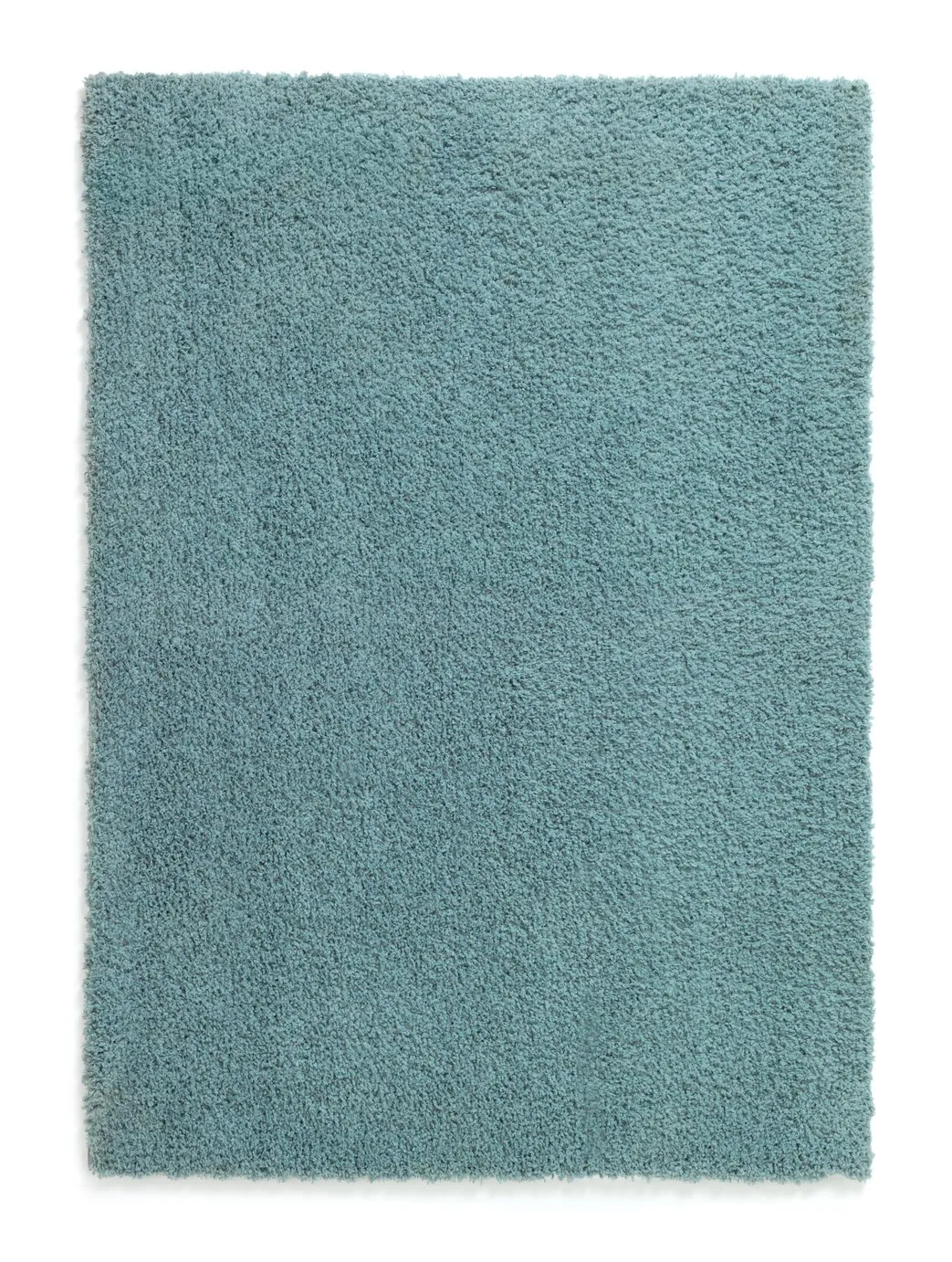 Habitat Recycled Cosy Plain Shaggy Rug - 120x170cm - Blue