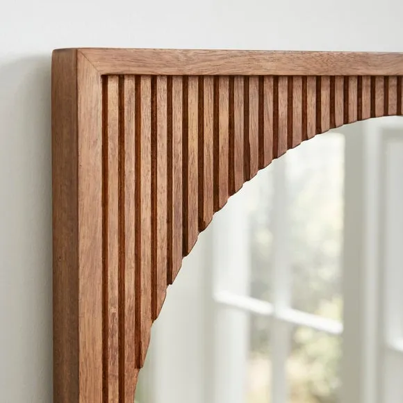 Khari Mango Wood Rectangle Wall Mirror 2