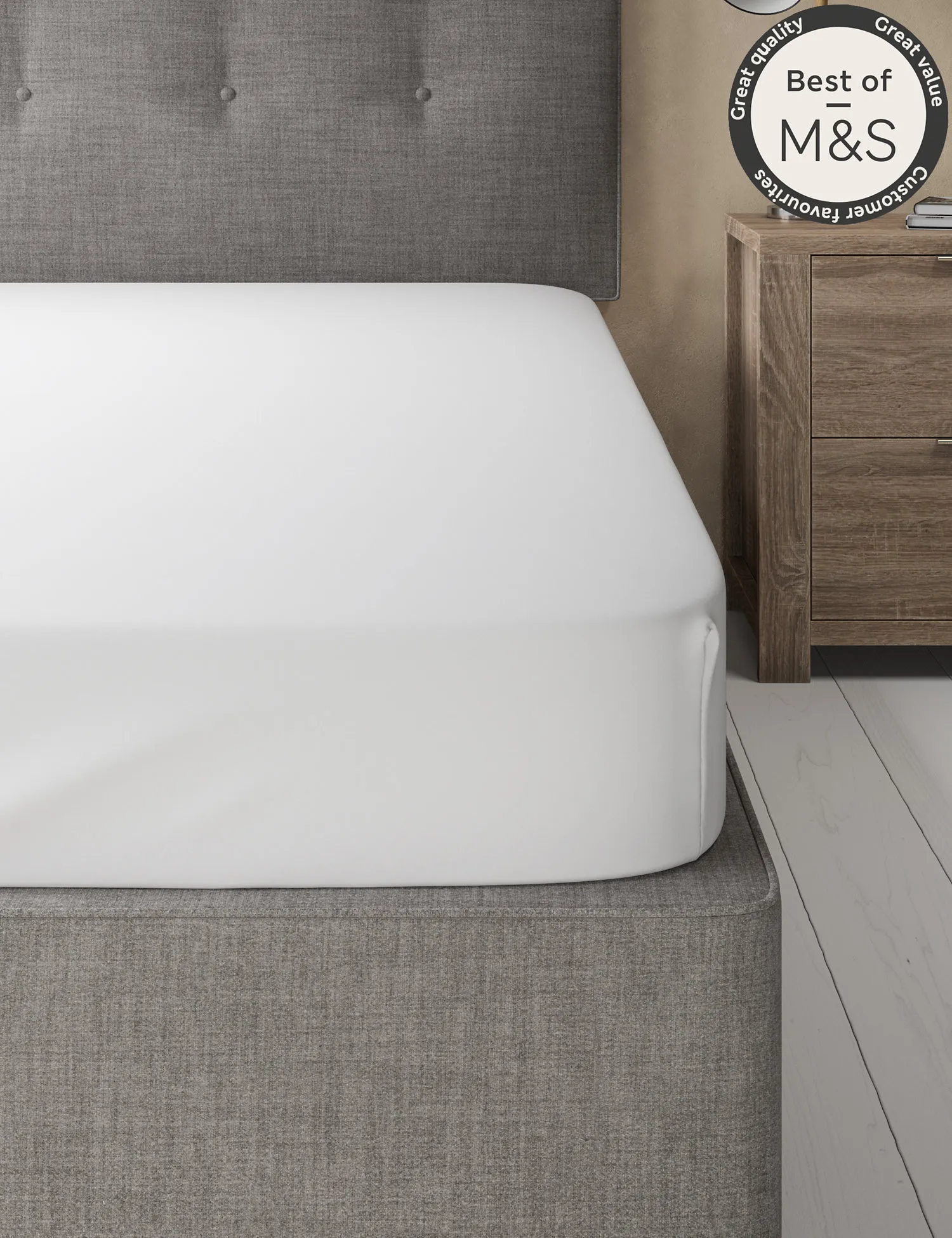 M&S Comfortably Cool Fitted Sheet