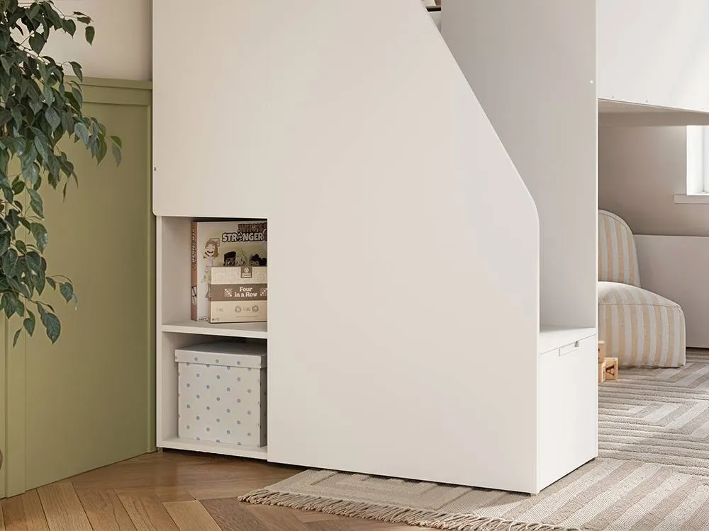 Flair Dreamland House Staircase Midsleeper in White 3