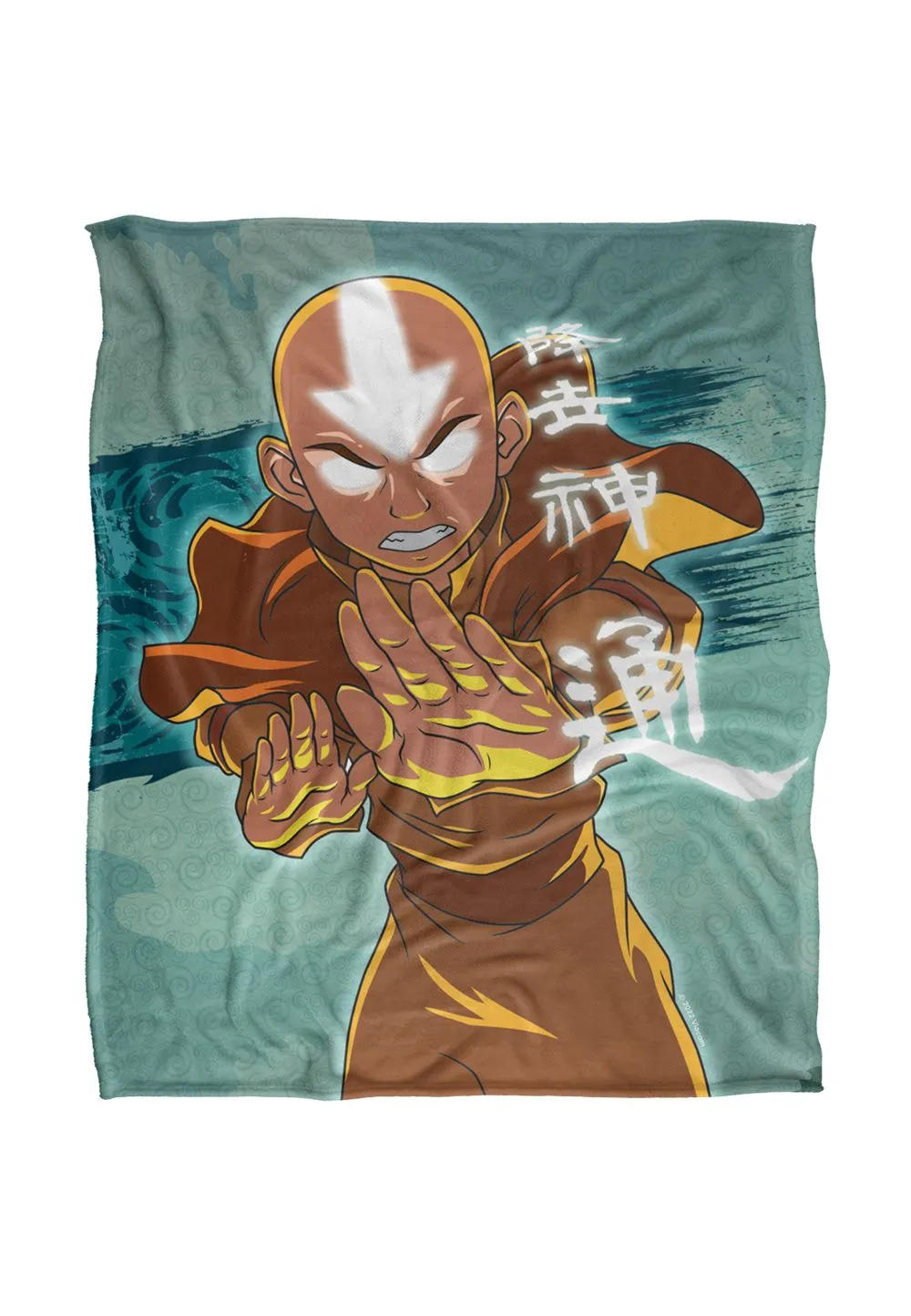 Avatar: The Last Airbender Avatar The Last Airbender Aand Anime Silky Touch Super Soft Throw Blanket 152 X 127 cm in White