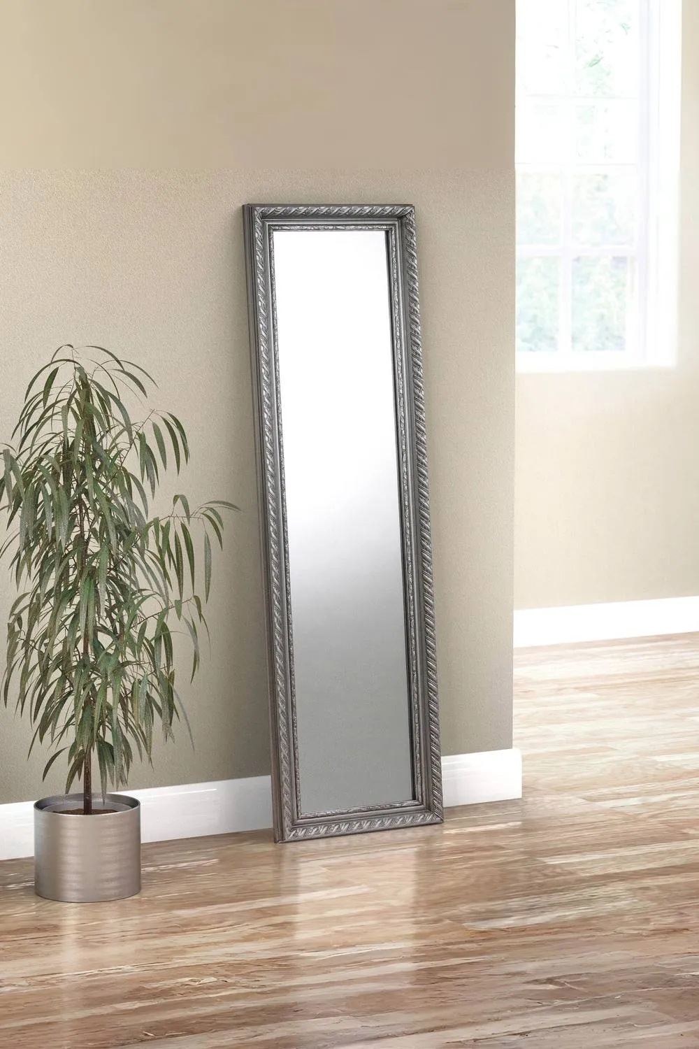 Julian Bowen Allegro Dressing Mirror in Silver