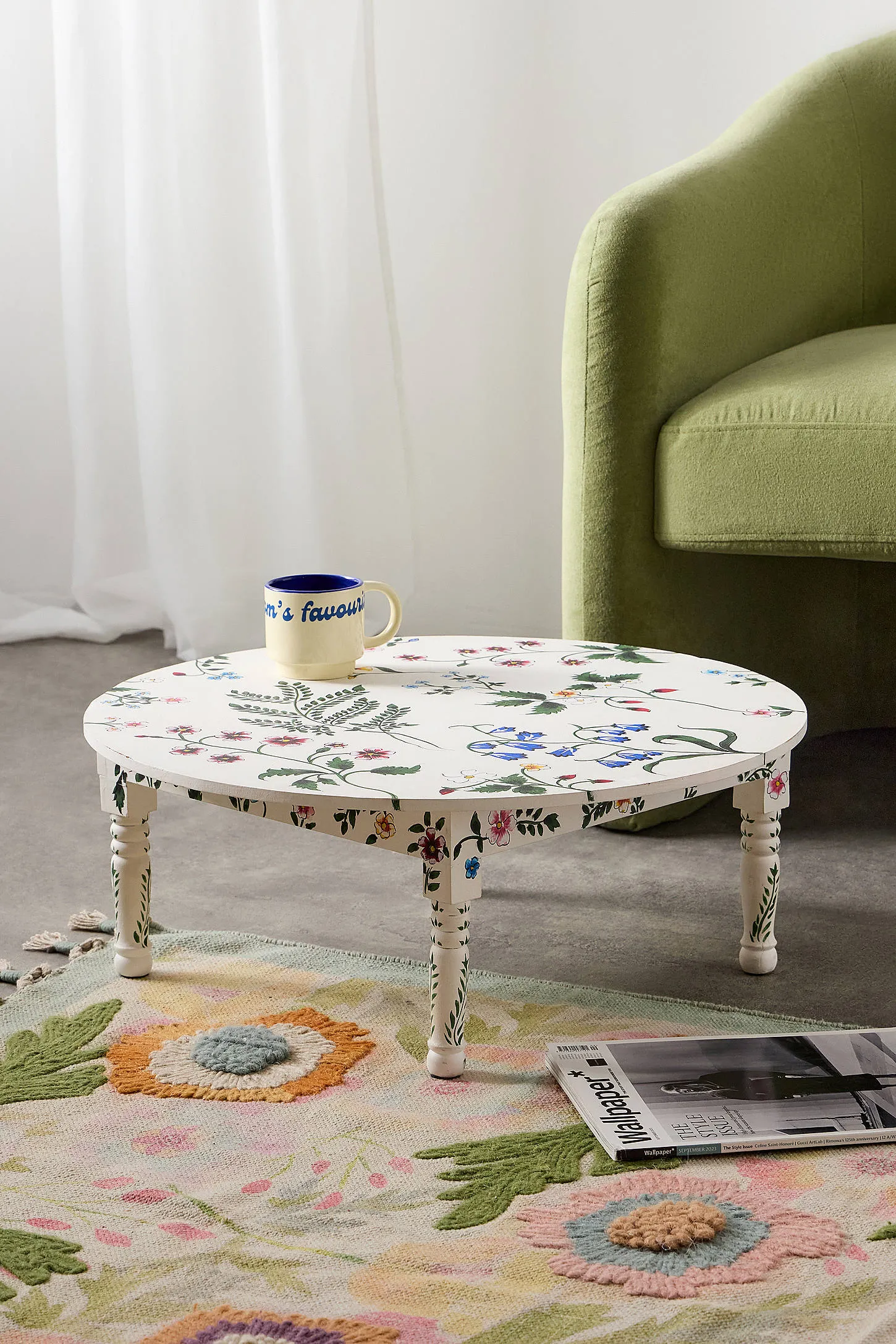 Vintage Floral Coffee Table 2
