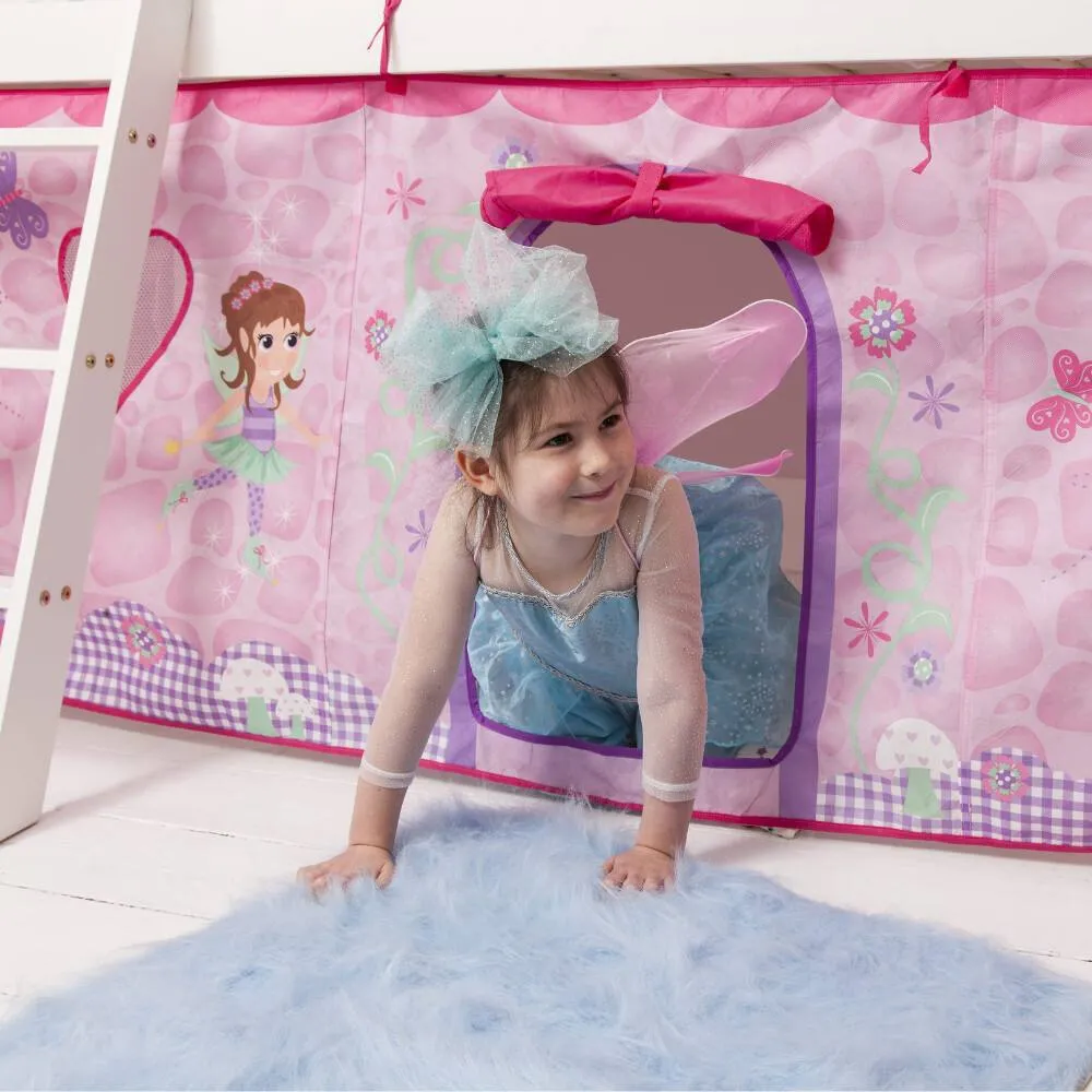 Nöa and Nani Moro Cabin Bed Midsleeper with Fairies Package in White 4