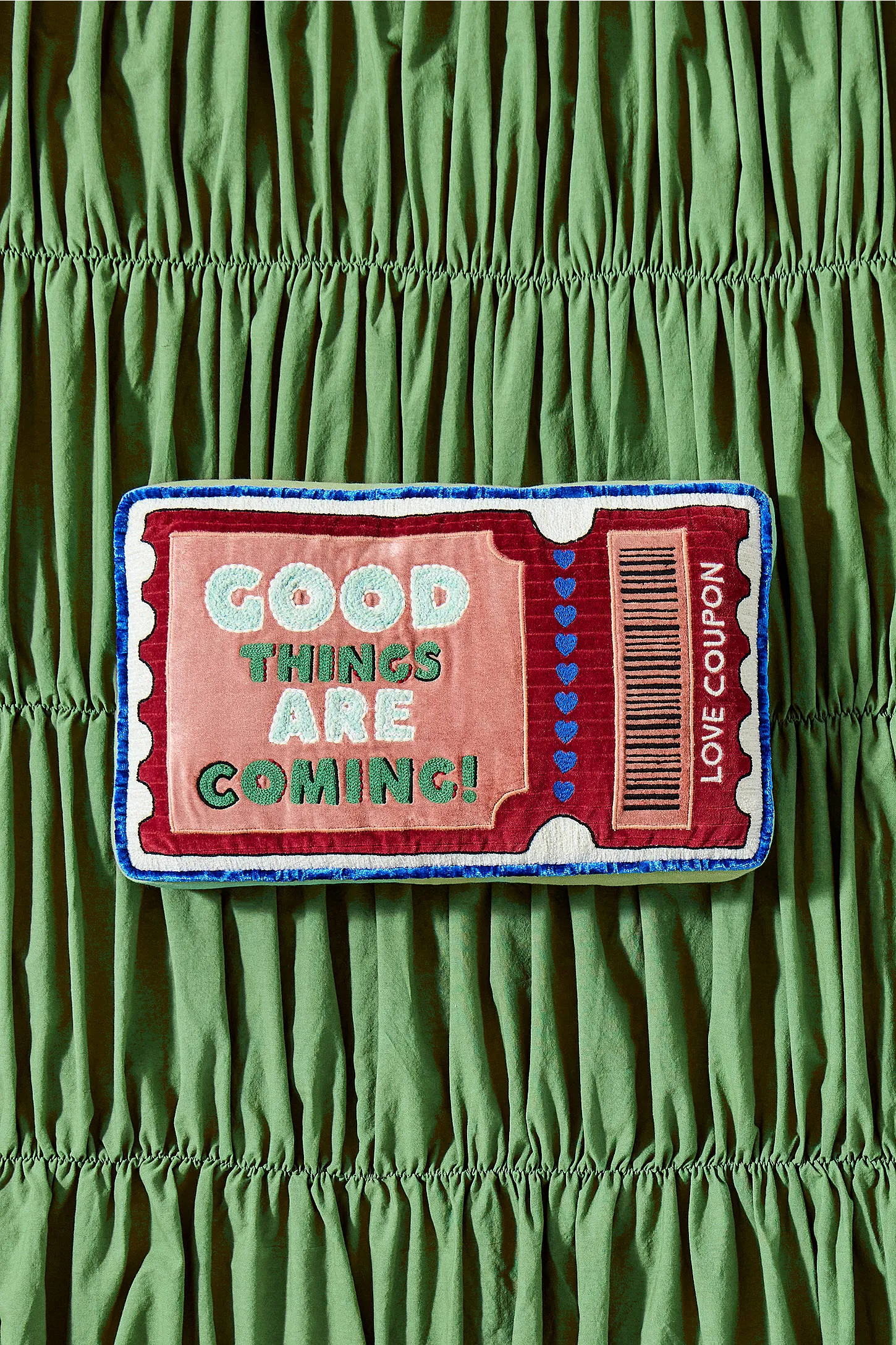 Good Things Ticket Cushion 2