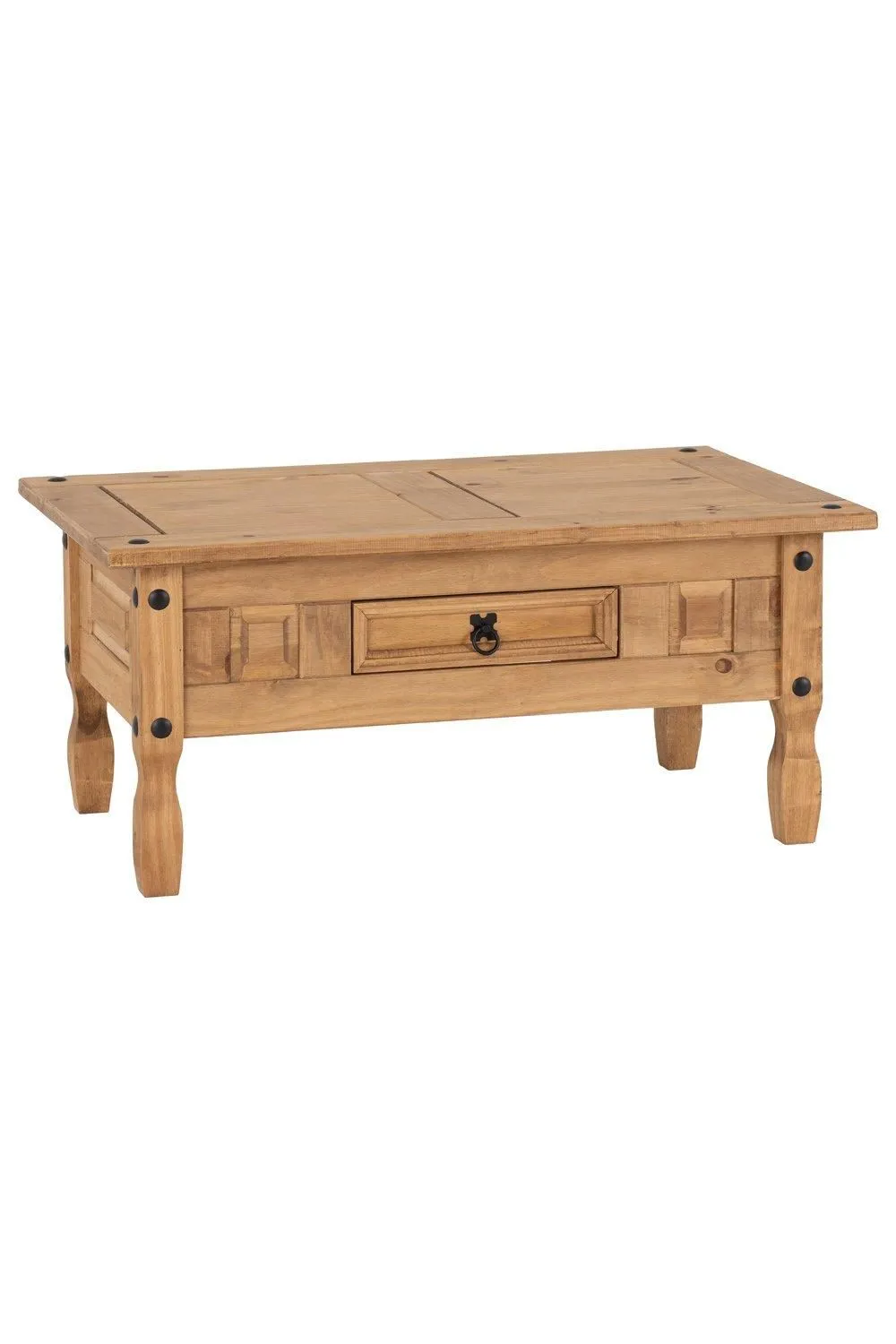 Seconique Corona 1 Drawer Coffee Table in Natural 2